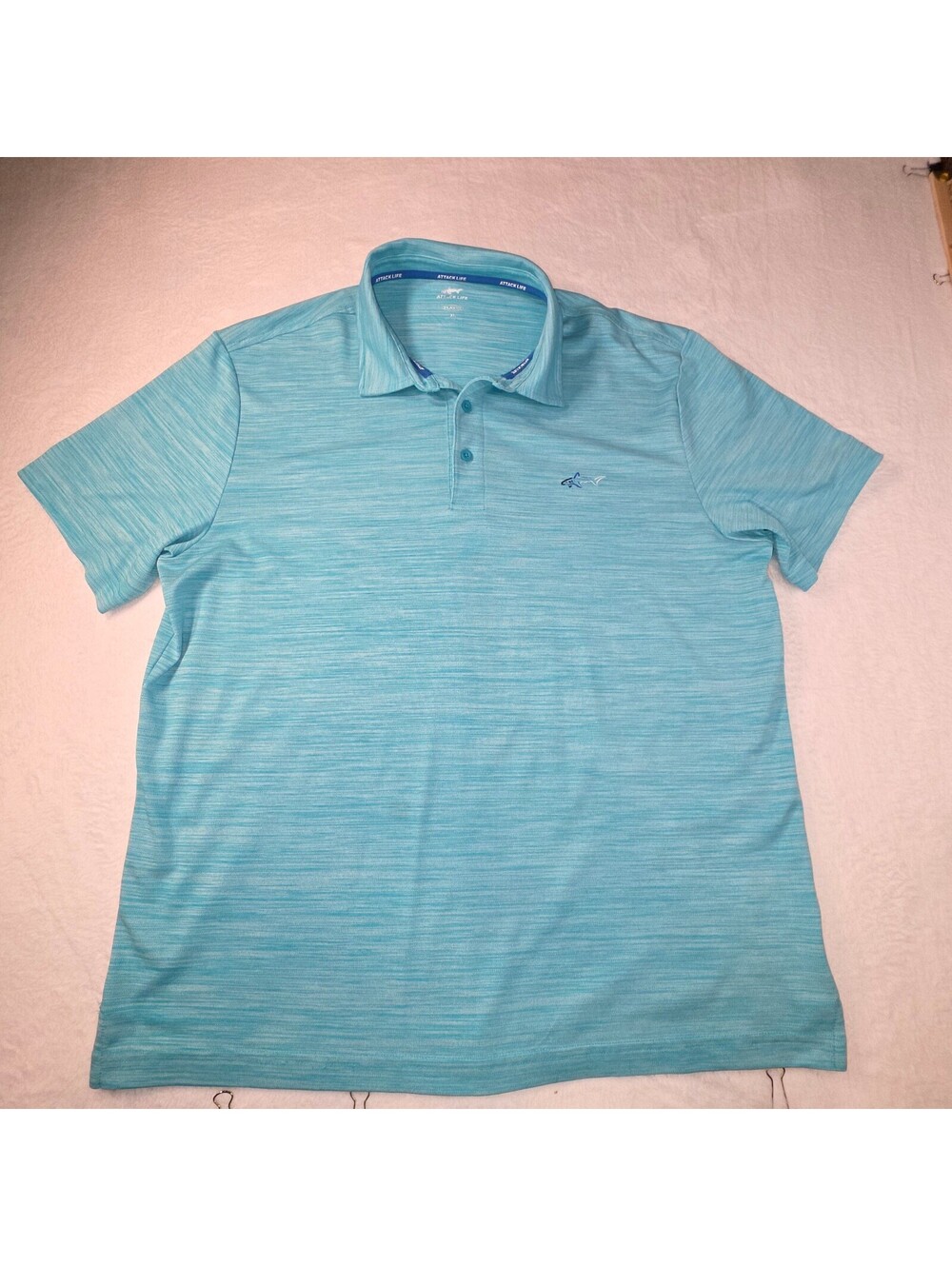 Attack Life Men's Play Dry Performance Polo Shirt XL